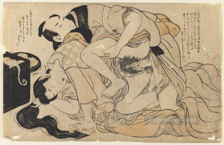 amorous couple 1803 1 Kitagawa Utamaro Ukiyo e Bijin ga Oil Paintings
